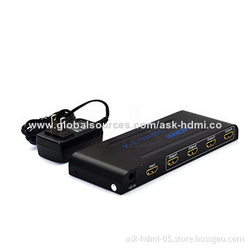 1-in-4 Out HDMI Splitter, 3D, 4K Supported, Best Price, 340MHz Bandwidth